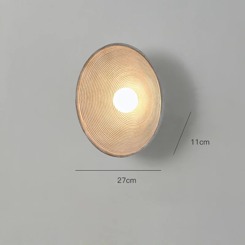 Retro Japanese Circle Wall Sconce