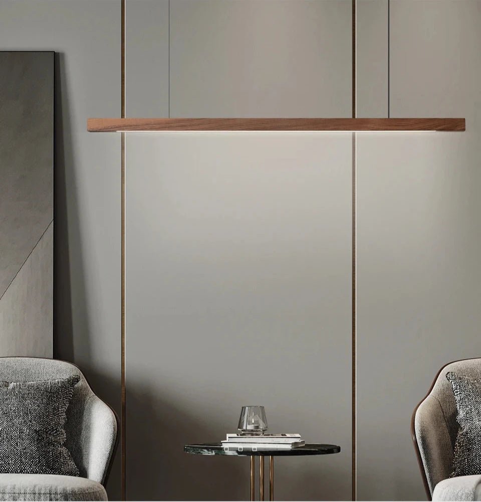 Solid Wood Pendant Light