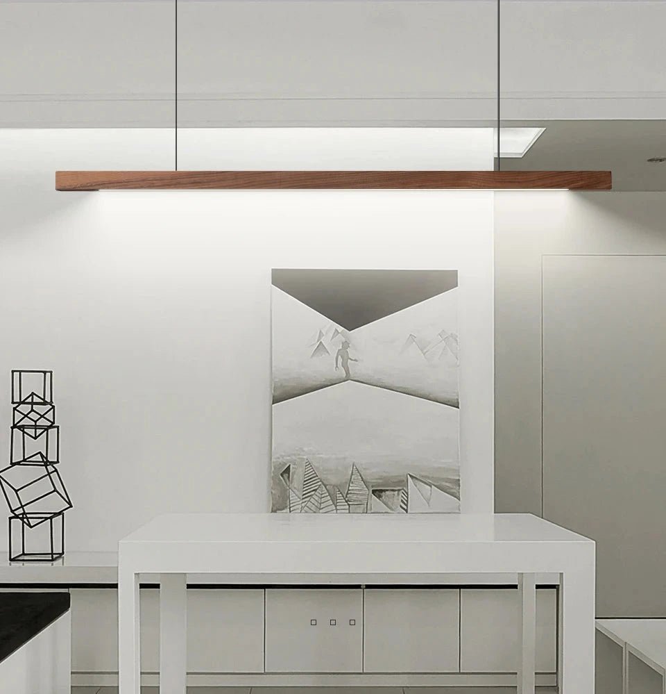 Solid Wood Pendant Light