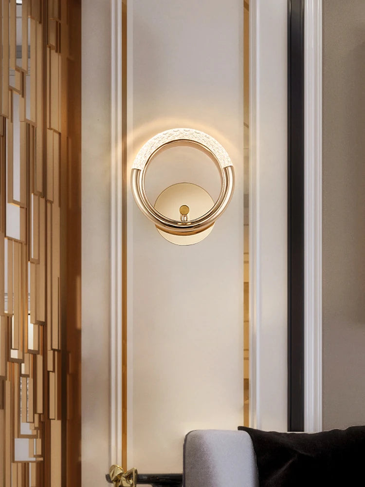 Contemporary ring wall lamp
