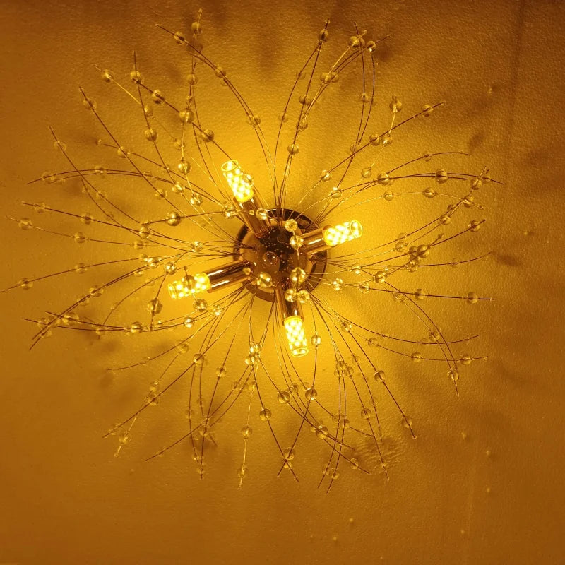 Nordic Dandelion Crystal Chandelier