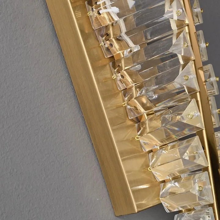 Golden Crystal Wall Lamp