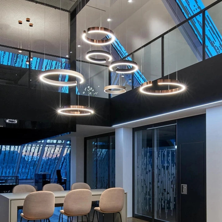 Modern Round Ring LED Chandelier