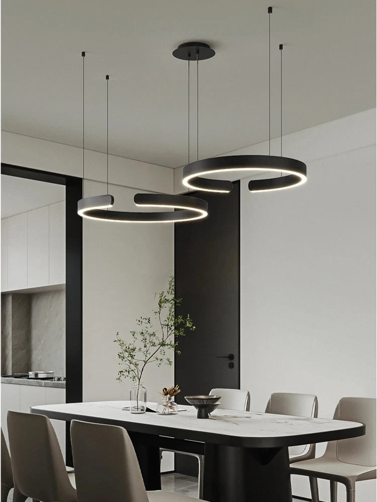 Modern Round Ring LED Chandelier