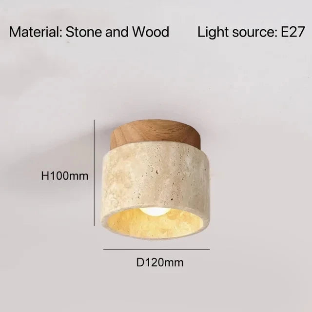 Nordic Modern Stone Ceiling Lamp