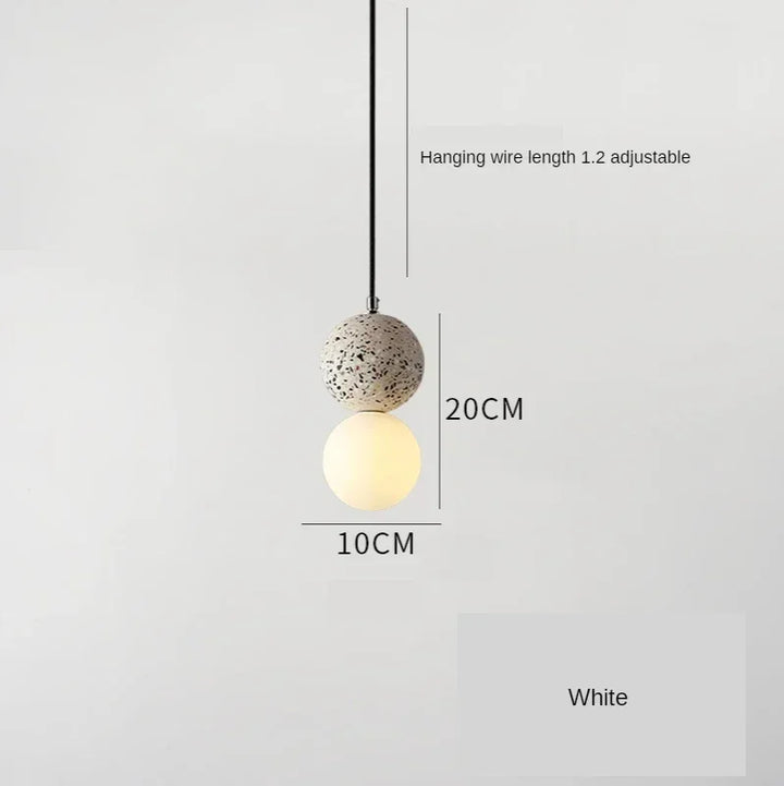 Stone Travertine Pendant Lamp