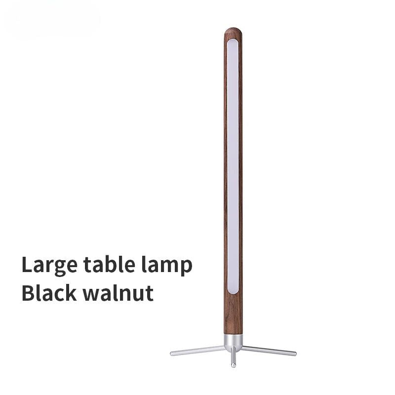 black walnut table lamp large