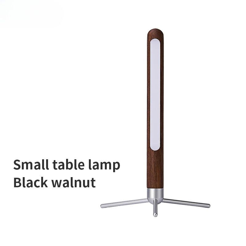 black walnut table lamp small