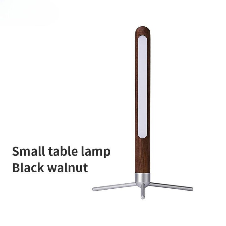 black walnut table lamp small