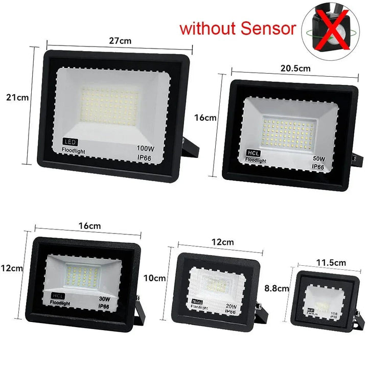 LED Floodlight With Motion Sensor