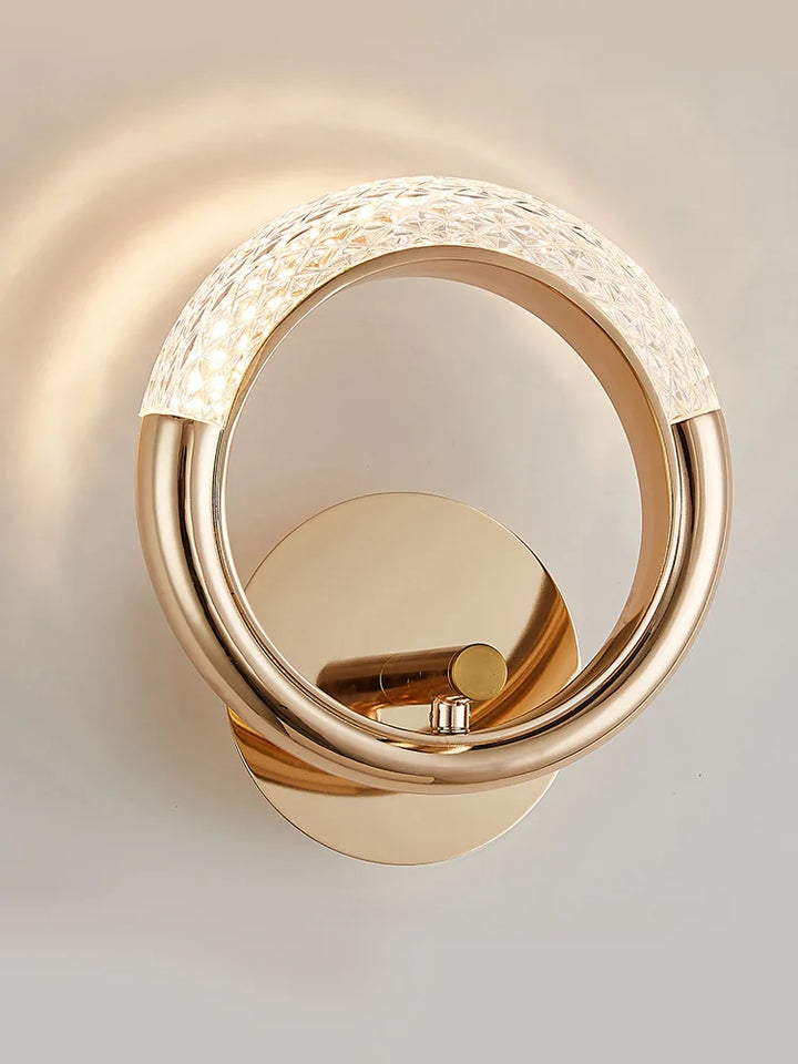 minimalist ring wall lamp