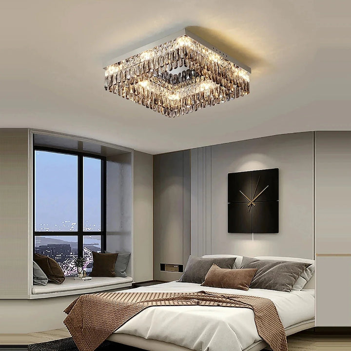 Modern LED Crystal Ceiling Light