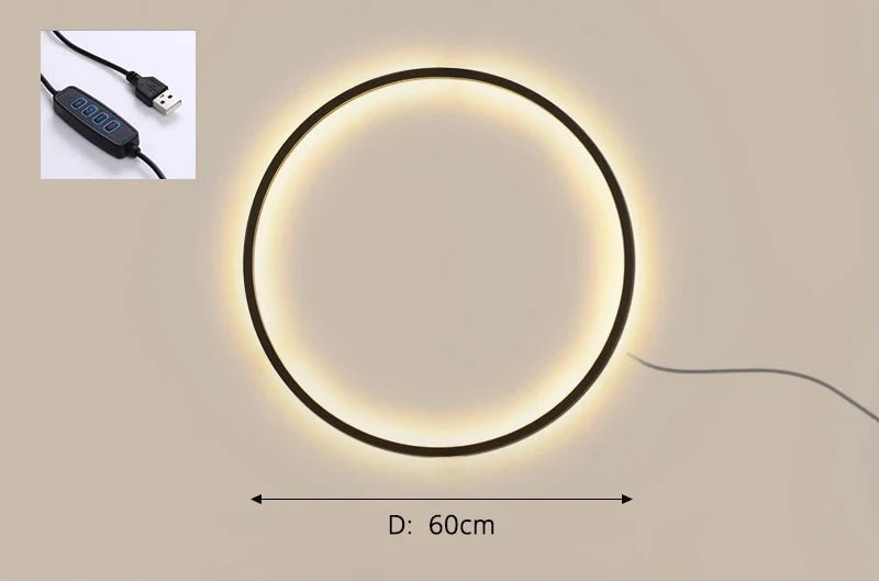 Modern Minimalist Ring Wall Lamp