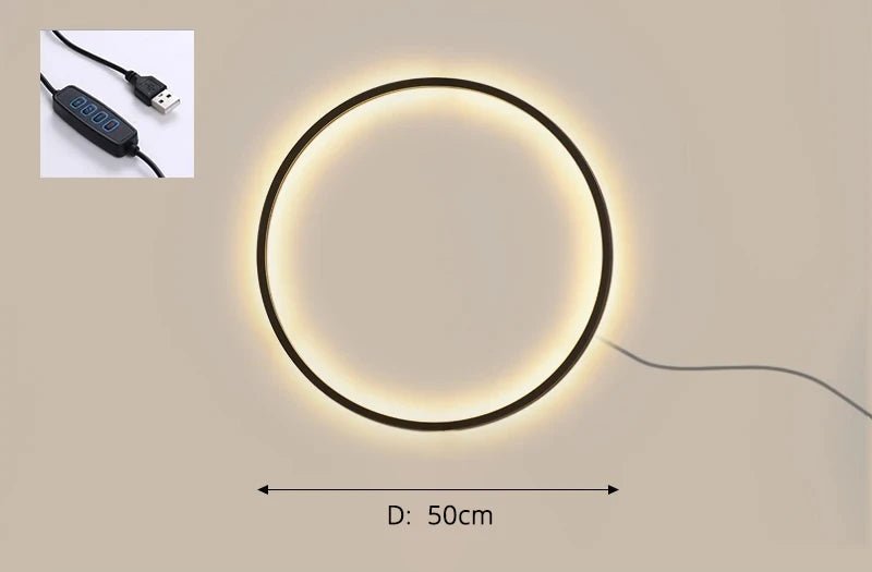 Modern Minimalist Ring Wall Lamp