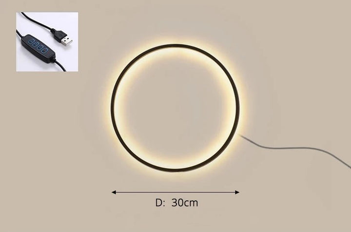 Modern Minimalist Ring Wall Lamp