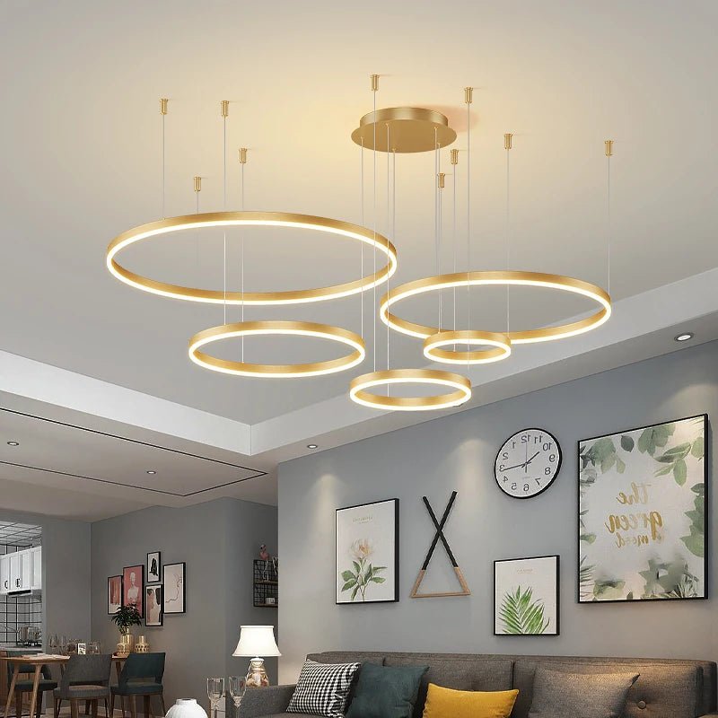 Modern Round Ring LED Chandelier