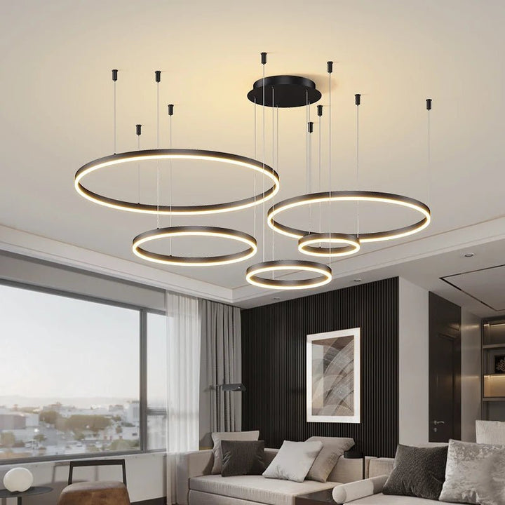 Modern Round Ring LED Chandelier