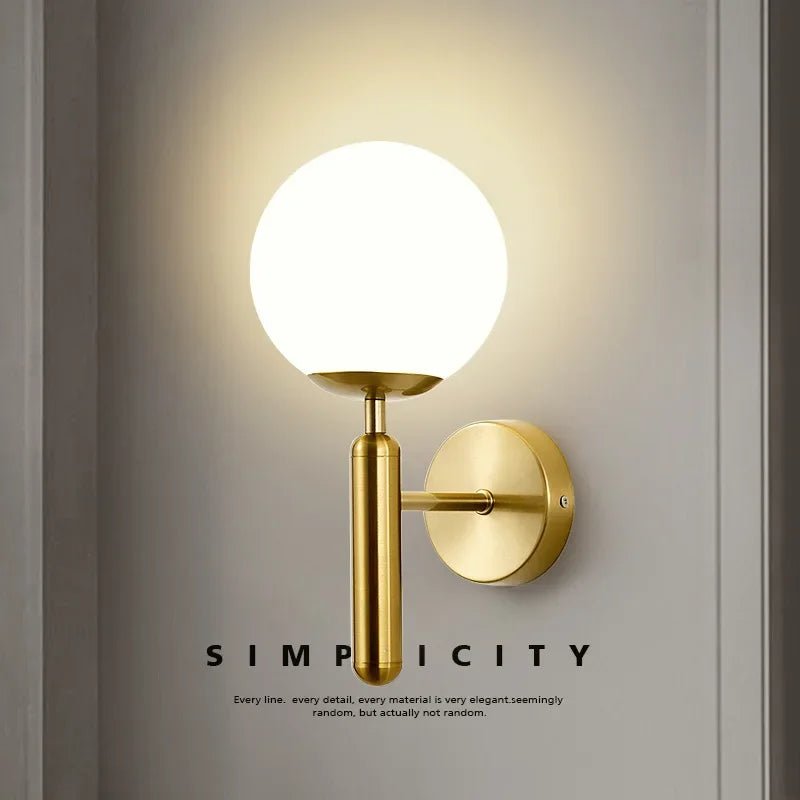 Modern Wall Sconce Globe