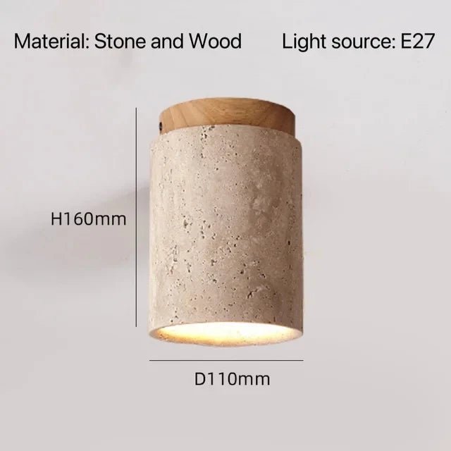 Nordic Modern Stone Ceiling Lamp