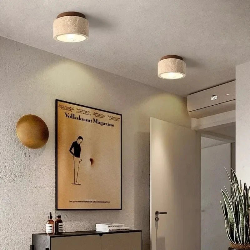 Nordic Modern Stone Ceiling Lamp