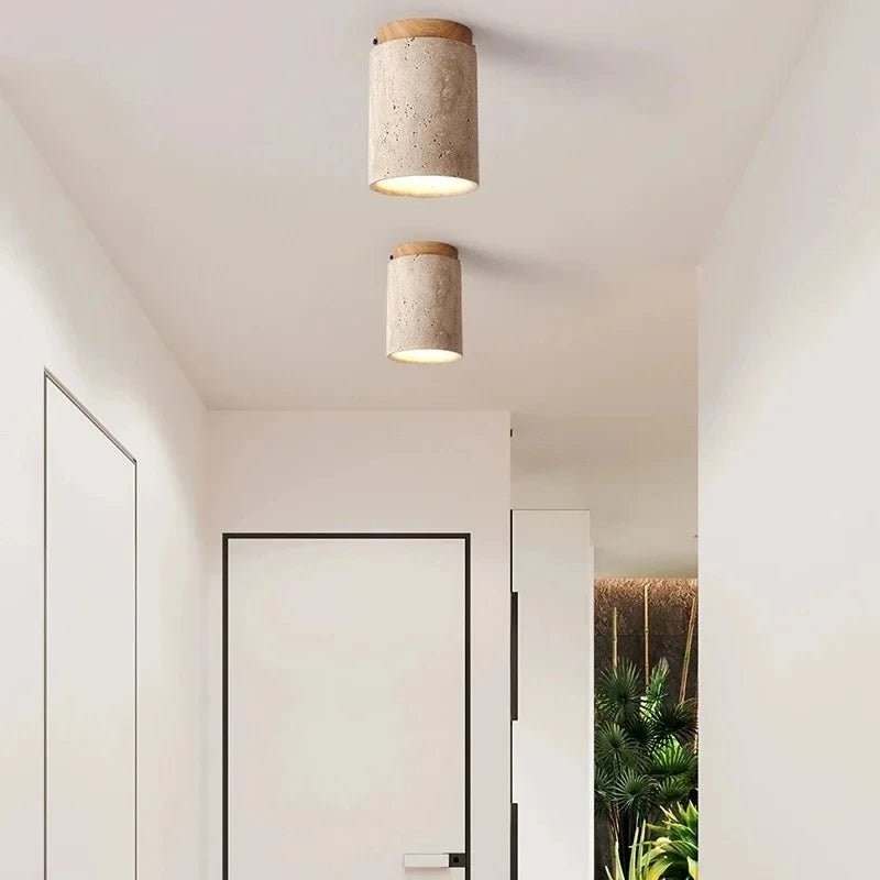 Nordic Modern Stone Ceiling Lamp