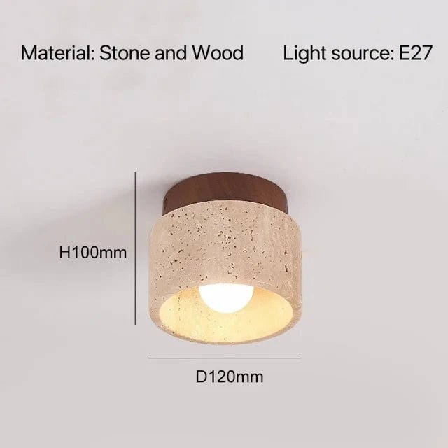 Nordic Modern Stone Ceiling Lamp