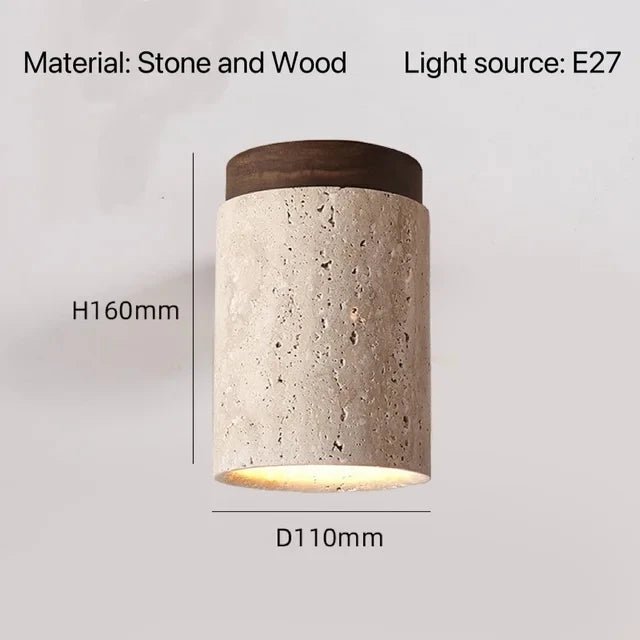 Nordic Modern Stone Ceiling Lamp