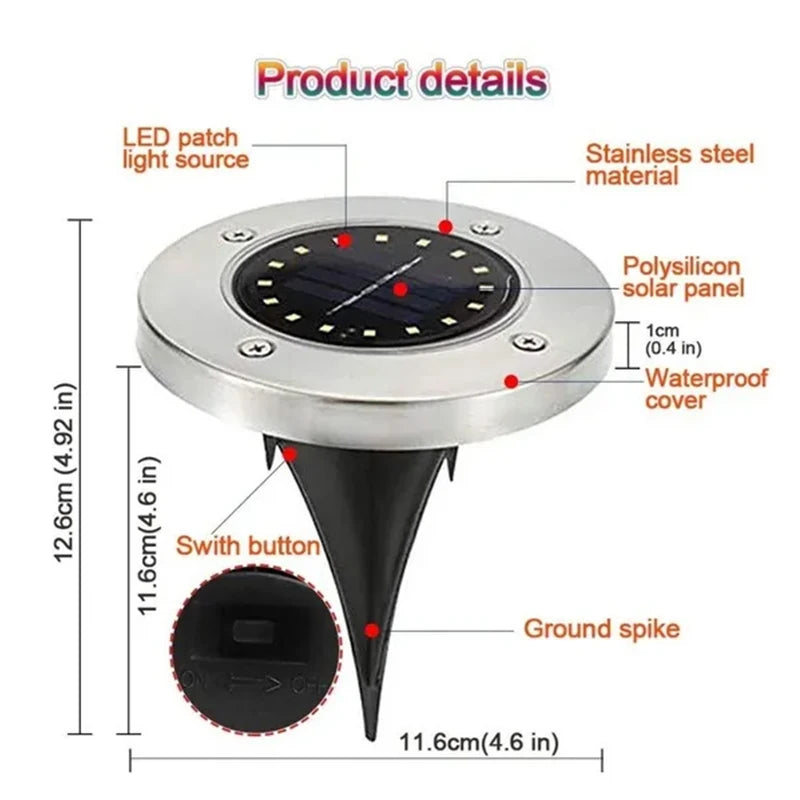 solar garden lights product details