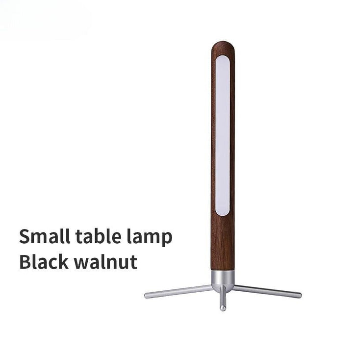 Vertical Wood Table Lamp