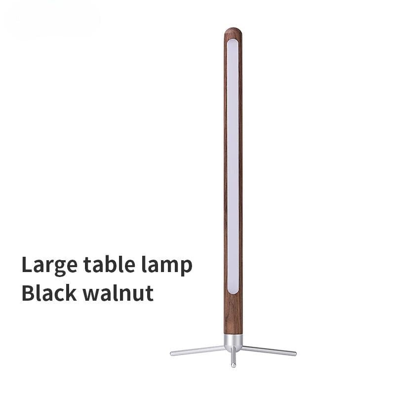 Vertical Wood Table Lamp