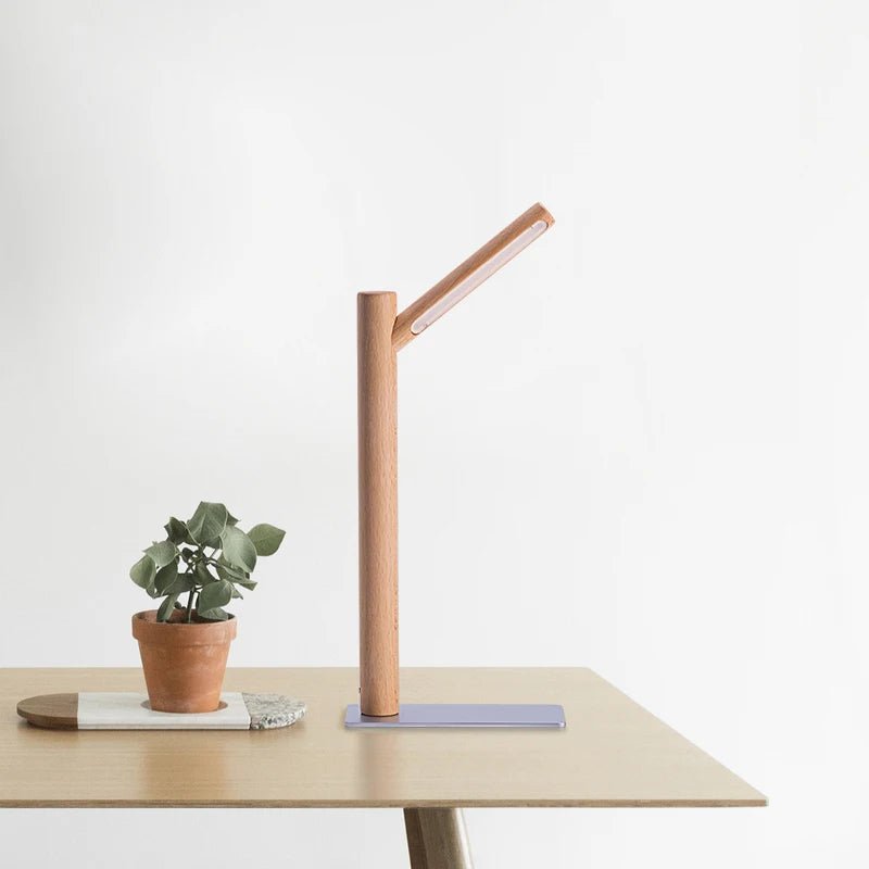 Wood Branching Table Lamp